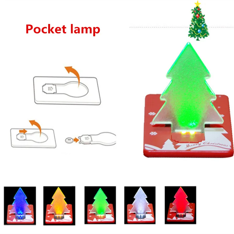 Креативный карманный светодиодный светильник Размер кредитной карты ночные лампочки милая бумага карта фонарик забавное лицо Рождественский подарок игрушка для ребенка