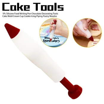 

Chocolate Pen 1pc Silicone Food Writing Cream Decorating tools Fondant Cake Cream Decorating Tools dessert decorators