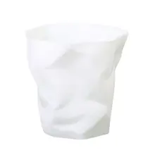 5pack Penholder white pencil holder pot desktop organizer plastic scale 1: 6