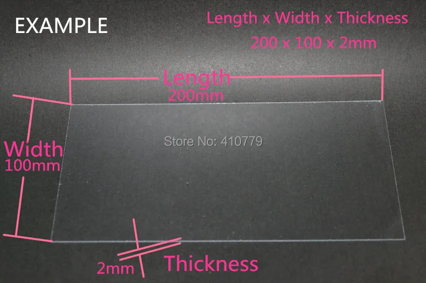 3 THZ Acrylic Plexiglass Clear Sheet (1)