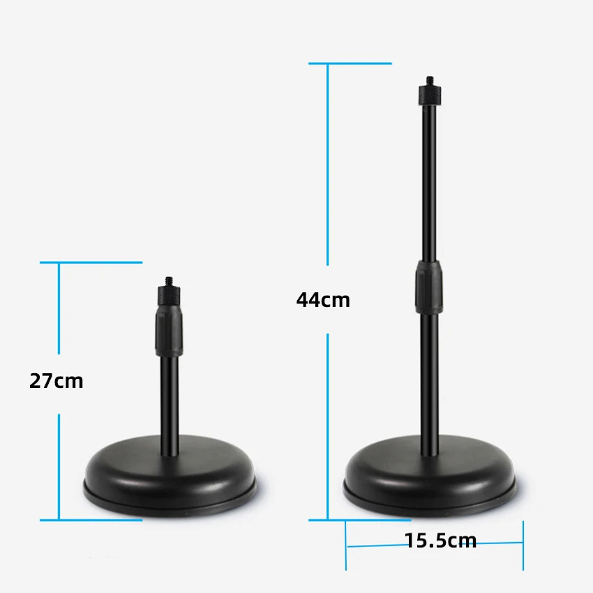  New Tabletop Mounts Holder with LED Ring Flash Light Lamp Tripod Stands with Mobile phones Holder f