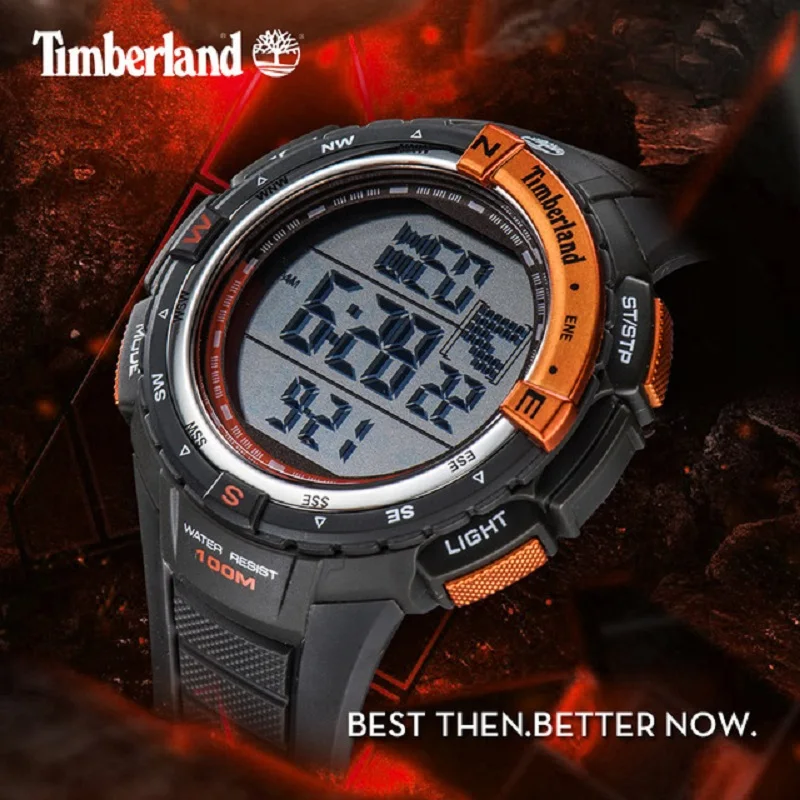 Timberland Original Mens Watches Digital Sport 100m Waterproof Silicone Calendar timberland original mens watches digital sport 100m waterproof silicone calendar