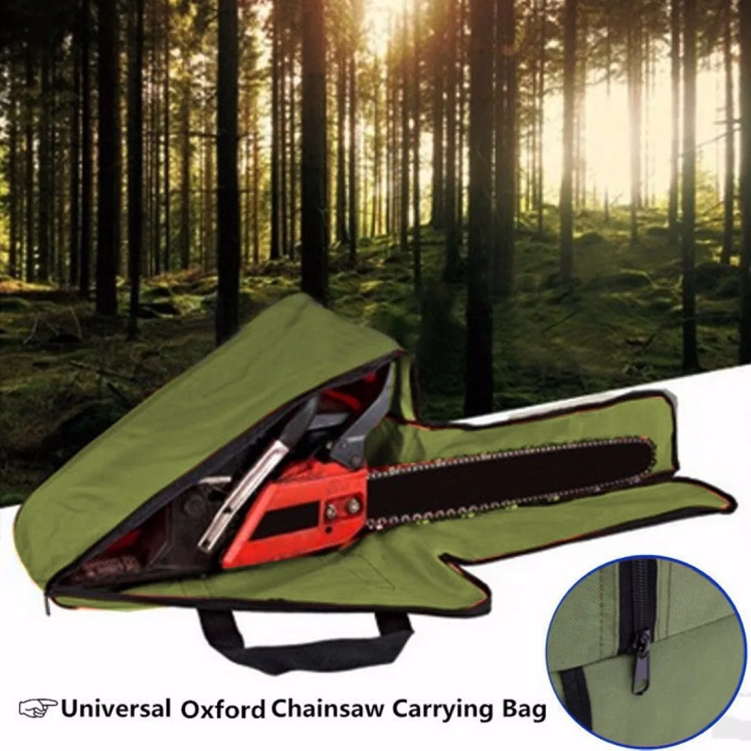 

20'' Chain Saw Chainsaw Carrying Bag Box Protective Holdall Holder Case Green