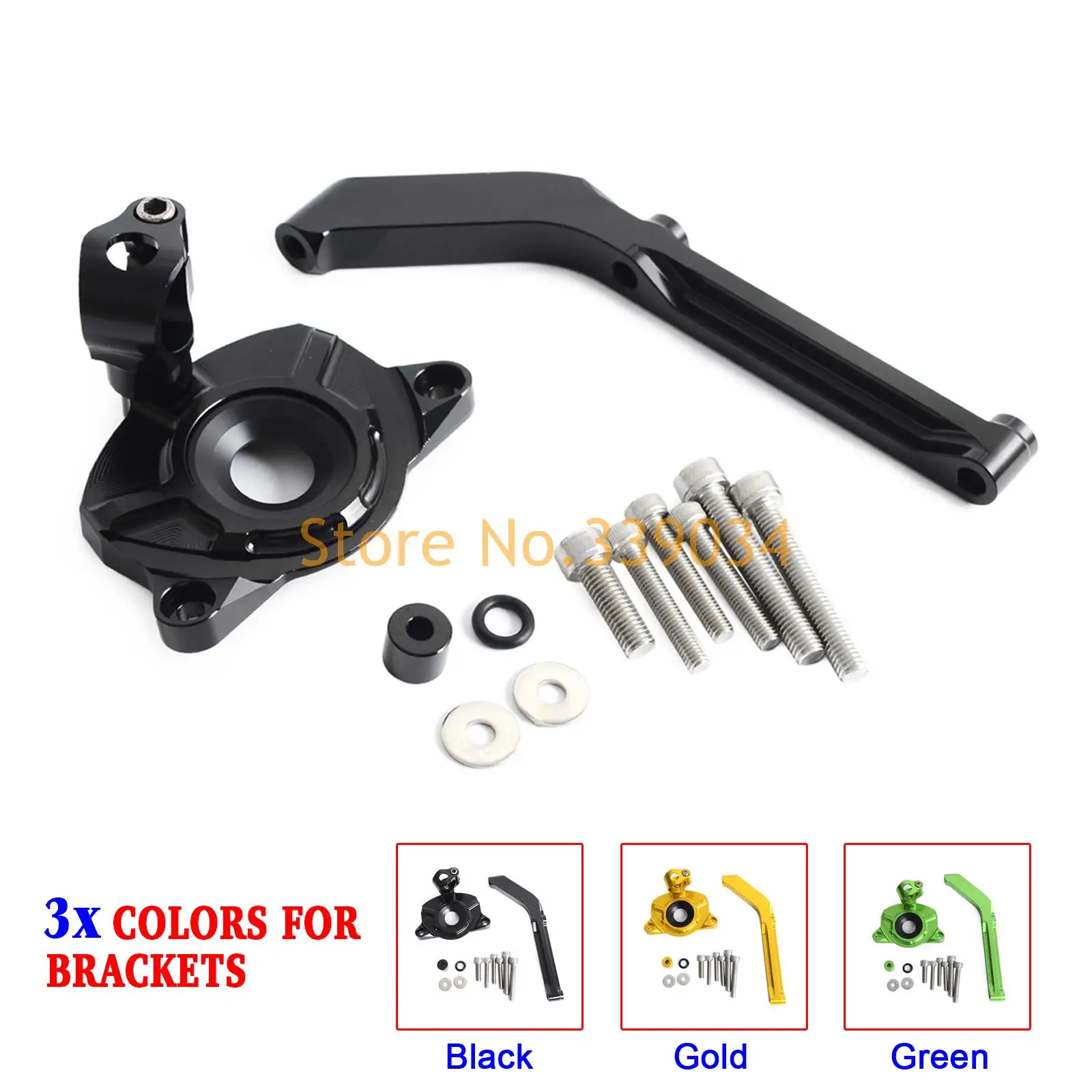 

Motorcycle Steering Damper Mounting Bracket for Kawasaki Z1000/ABS 14-17 (Not Fit Z1000SX)