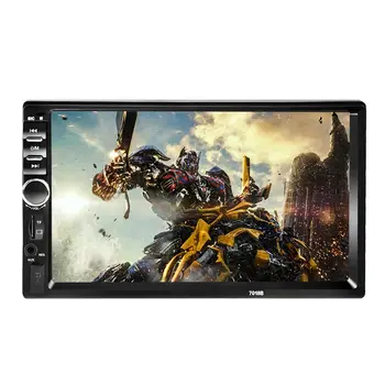 

New 7" 2 Din Touch Screen Car MP5 Player Bluetooth Stereo FM Radio USB/TF AUX In