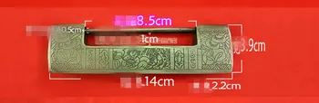 

A04 Hardware accessories Antique Vintage Wedding copper padlock copper lock wooden furniture accessories