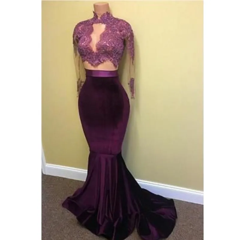 2 piece mermaid dress