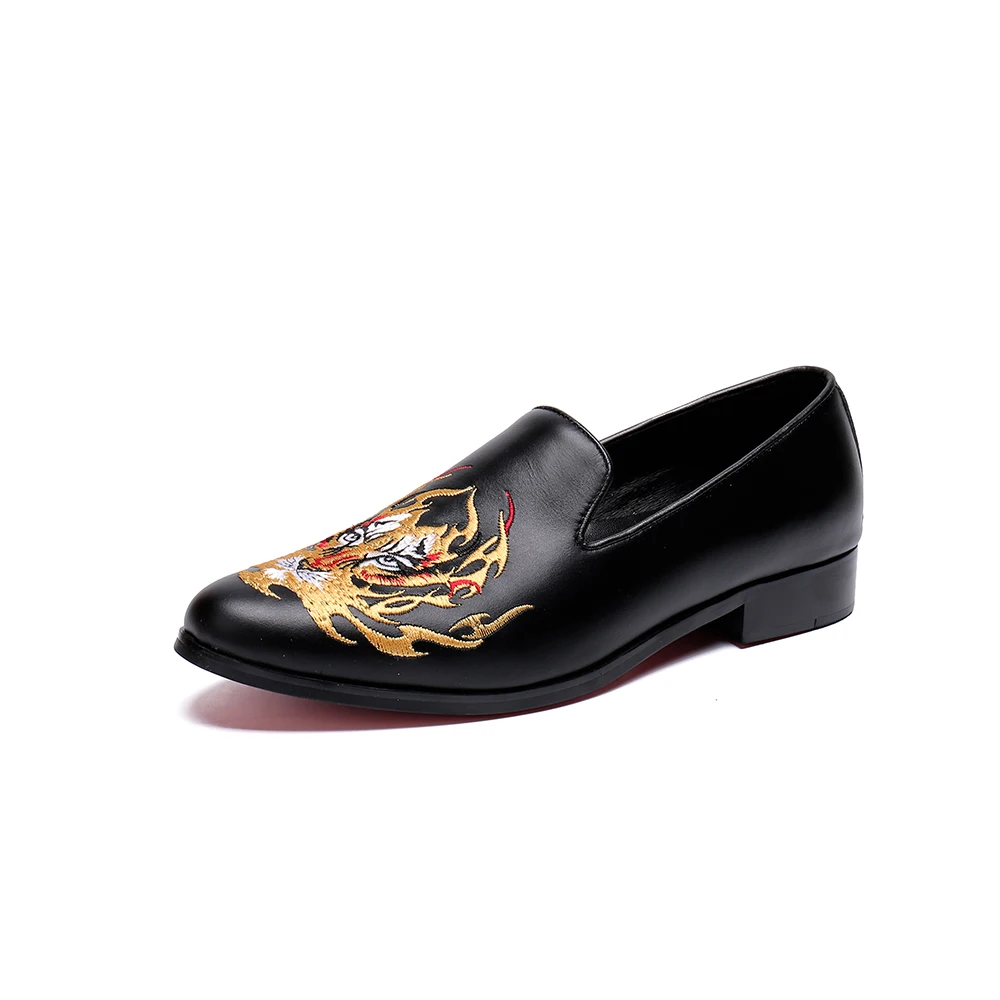 custom embroidered loafers