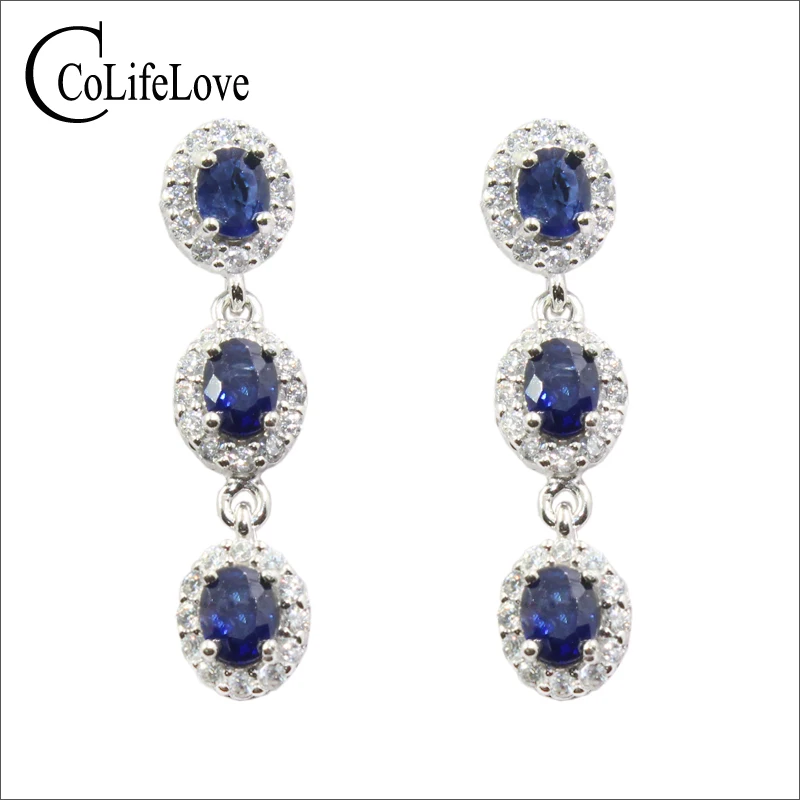 Details about   Multi Hued Sapphire Drops .925 Sterling Silver Leaves Leaf U&C Sundance Earrings 