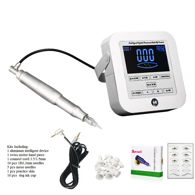 

New Permanent Makeup Machine Eyebrow Tattoo Professional Digital Device Machine Eyebrow Lip Pen Machine Sets