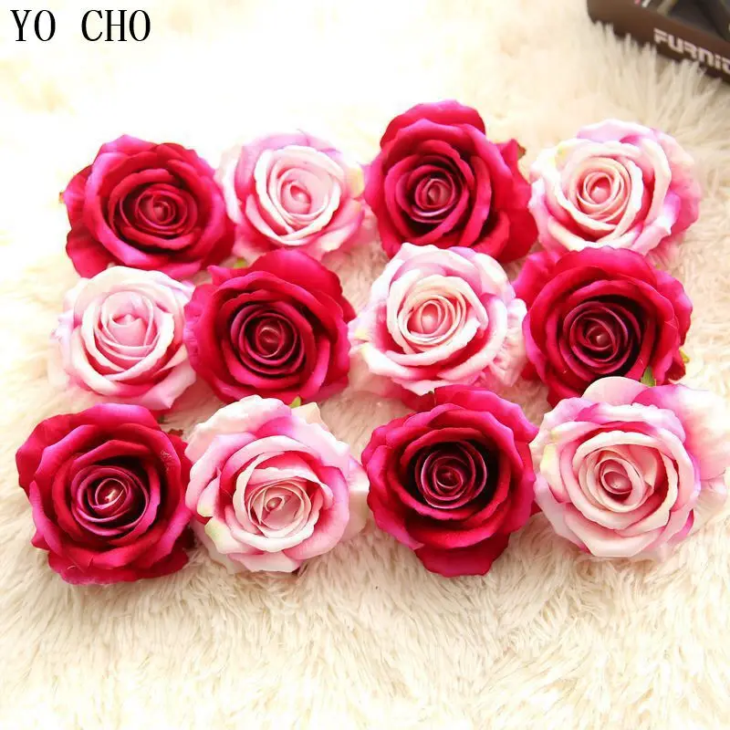 YO CHO DIY 1 PC Wedding Flower Head Girl Hair Dress Decoration White