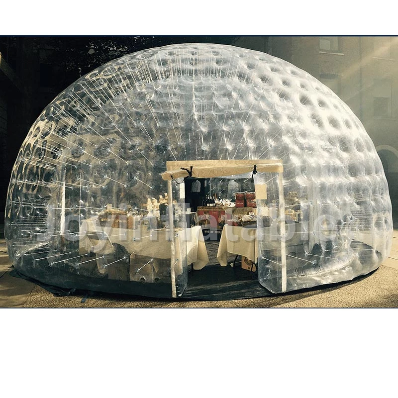 Диаметр 8 м Открытый пузырь Igloo Надувные События Кемпинг палатка прозрачный для отеля