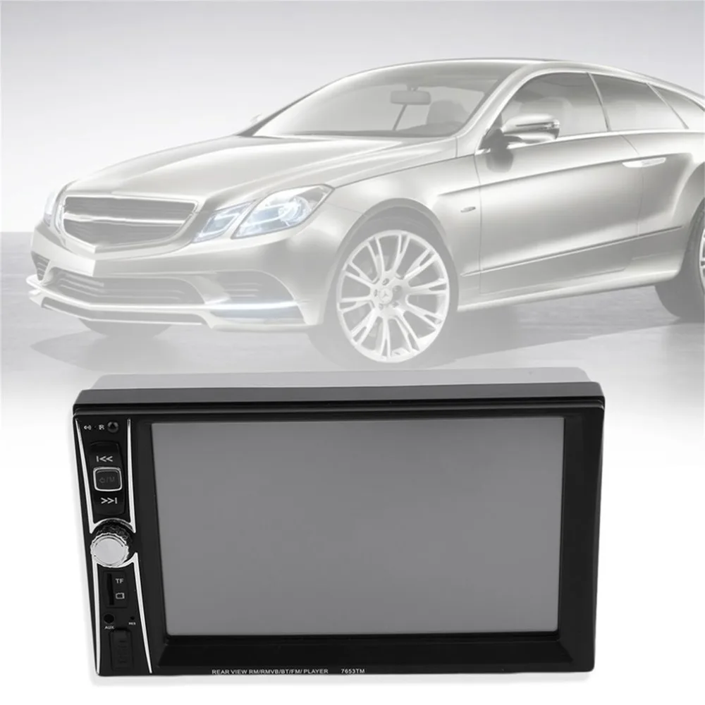 

Professional 7inch Touch Screen Car Radio MP5 DVD Player Bluetooth 2 Din Car Audio Music Player 1080P Support Rear View Camera