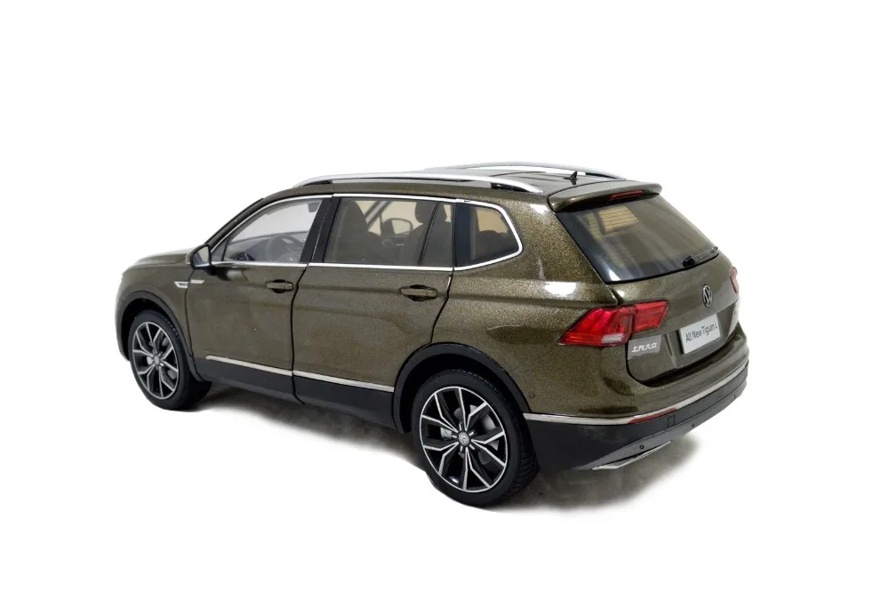 1/18 1:18 1 18 масштаб VW New Tiguan L 2017 коричневый статический симулятор Литой Сплав модель