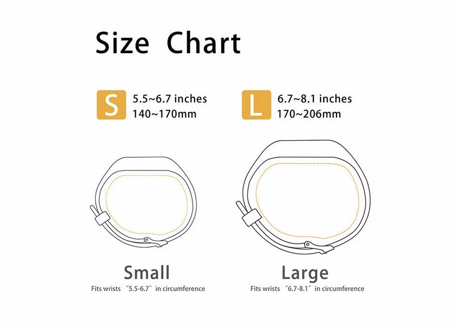 Fitbit Alta Hr Size Chart