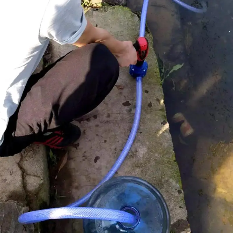 Сверхмощный самовсасывающий ручной электродрель водяной насос микро погружной мотор ультра центробежный насос для домашнего сада