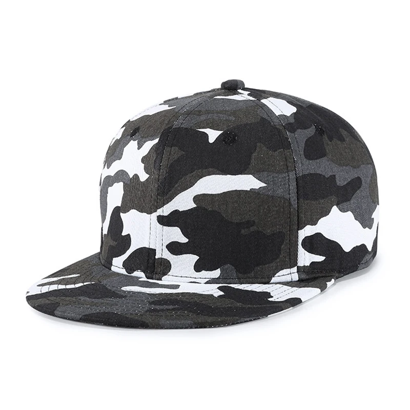 

Cap Men Snapback Hip Hop Dad Hat Flat Bill Adjustable Cotton Sports Outdoor Camouflage Male Accessory