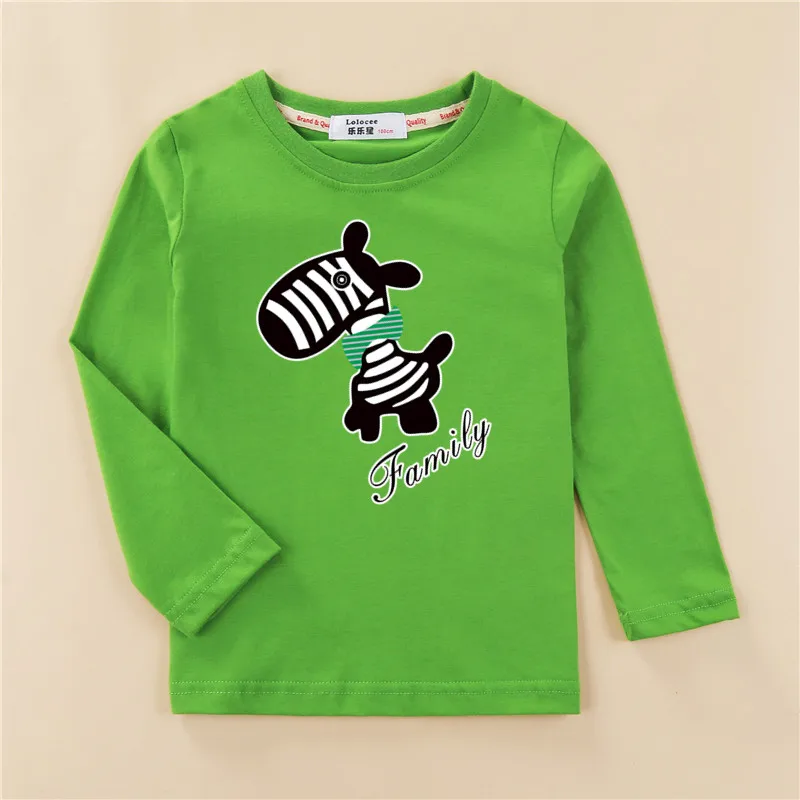 Коллекция года, детская одежда для рождественской вечеринки с оленем хлопковая Футболка с рисунком для маленьких девочек футболка с длинным рукавом для мальчиков футболка для родителей и детей - Цвет: Green1
