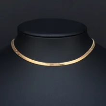 Collier ras du cou avec lame à clavicule pour femme, chaîne de haute qualité, couleur or argent, acier inoxydable, 35 + 5cm, 2019