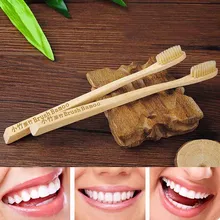 Ультра мягкая щетина деревянная ручка щетка Зубная щетка из натурального бамбука уход за полостью рта Чистка отбеливание зубов щетка для семьи взрослых
