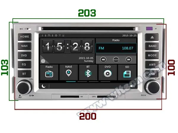 WITSON Android 10 автомобильный dvd плеер для HYUNDAI SANTA FE 2007 2011/ELANTRA 2000 2006 автомобильная