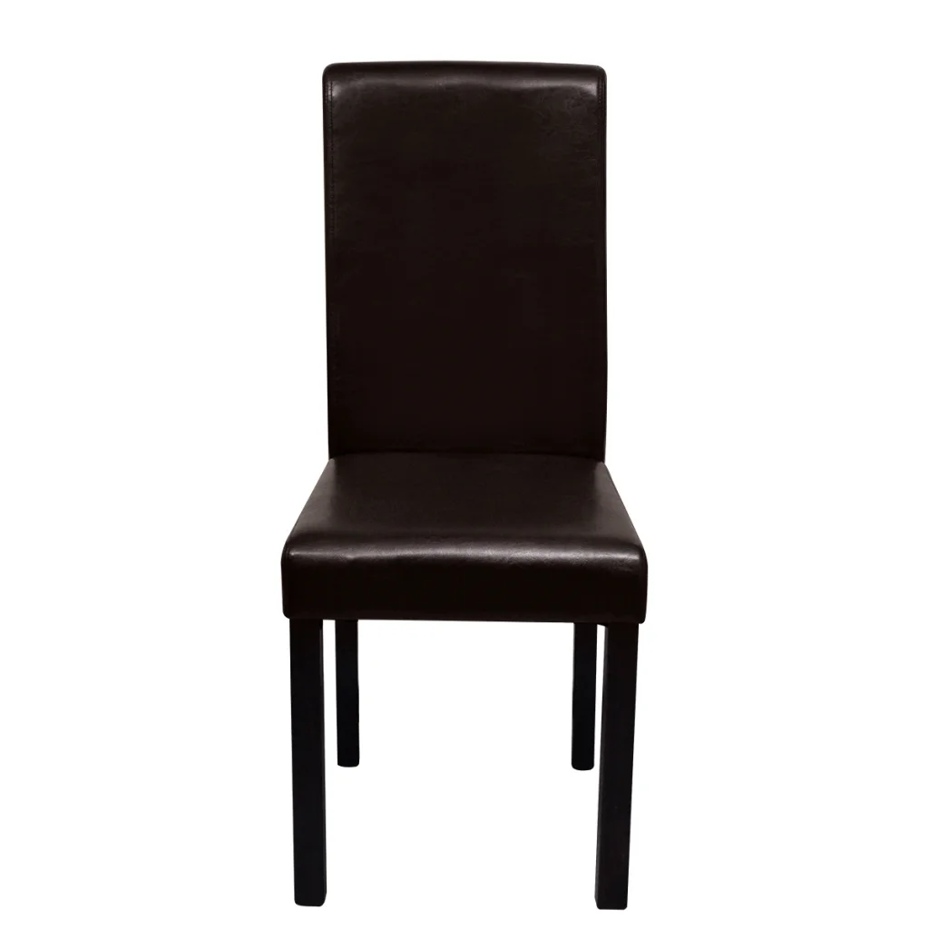 Sillas unids de comedor 2 piezas iKayaa tapizadas con cuero ... Sillas unids de comedor 2 piezas iKayaa tapizadas con cuero ...