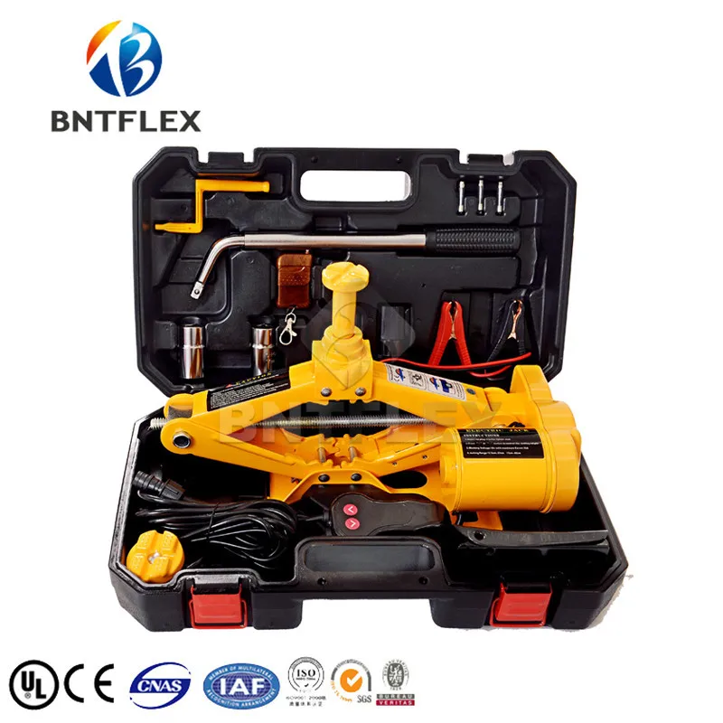 12V 5T Car Electric Jacks Tire Replacing Tool Hydraulic Floor Jack Set