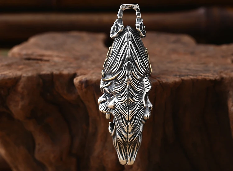 EDC 925 серебряный нож бусины кольца кулон уличный Паракорд украшения 925 серебро снаряжение для кемпинга EDC инструменты