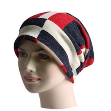 Новая Зимняя шерстяная теплая шапка бини Мужская и женская модная Лыжная Шапочка с рисунком Повседневная универсальная шапка