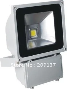 

Free shipping 80W LED Flood Light outdoor lighting, AC 85-265V,IP67, 2 years warranty