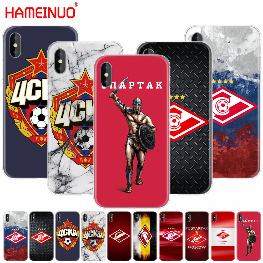 

HAMEINUO Russian Moscow football cell phone Cover case for iphone X 8 7 6 4 4s 5 5s SE 5c 6s plus
