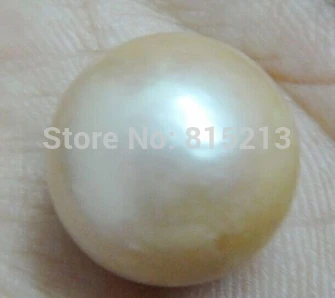 

wb 00258 HUGE 16MM NATURAL AUSTRALIAN SOUTH SEA GENUINE GOLD PINK LOOSE PEARL UNDRILLED