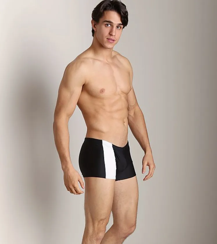 Индивидуальный мужской костюм BOYTHOR, трусы-боксеры с низкой талией, сексуальный облегающий спортивный купальник, Быстросохнущий