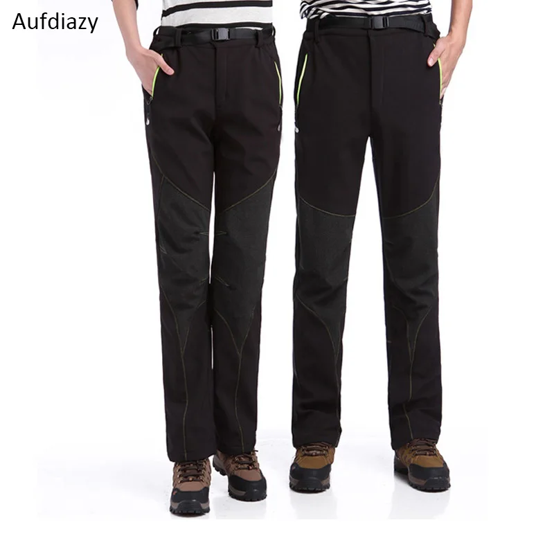 Aufdiazy grueso Softshell impermeable senderismo pantalones hombres mujeres invierno escalada senderismo deportes al aire libre esquí lana OM034 Aufdiazy grueso Softshell impermeable senderismo pantalones hombres mujeres invierno escalada senderismo deportes al aire libre esquí lana OM034