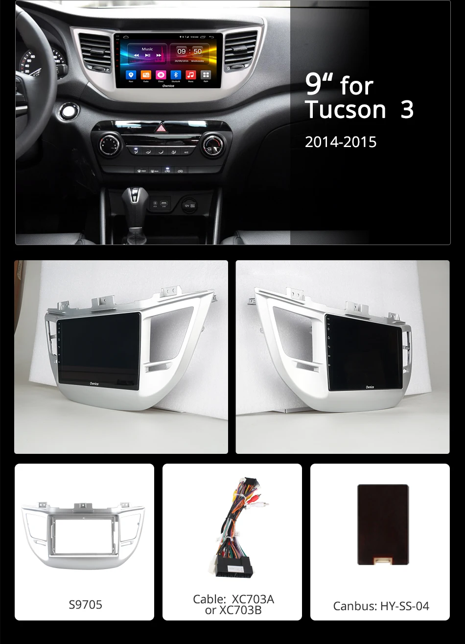 Ownice K1 K2 Автомобиль Радио DVD плеер для hyundai TUCSON 2014 2015 Android 8 1 ядра gps navi 2 Гб
