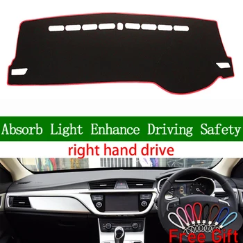

For GEELY Emgrand GL 2017 2018 2019 Right Hand Drive Dashboard Cover Car Stickers Sun Shade Dash Mat Carpet Interior Accessories