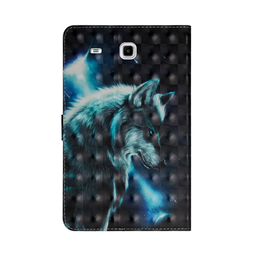 Чехол из искусственной кожи с 3D рисунком кота для Samsung Galaxy Tab E T560 SM T561 9 6 дюймов
