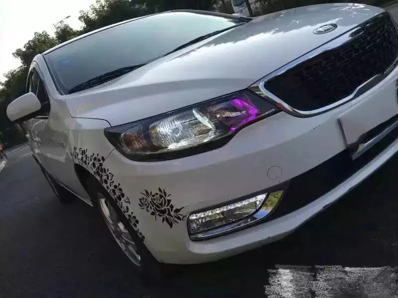 Lampever Стайлинг для Kia forte 2013 светодиодный DRL светодиодный Противотуманные фары светодиодный дневные ходовые огни высокая яркость направляющий светодиодный DRL