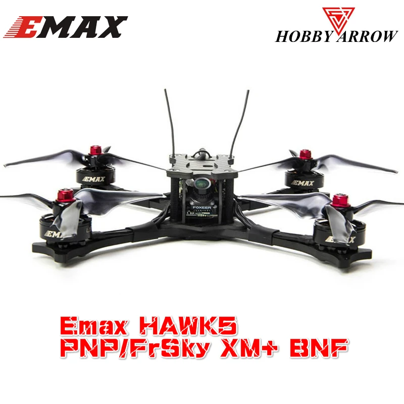 Emax HAWK5 5 Inch Magnum F4 OSD Dshot600 30A Foxeer Arrow Micro V2 5.8G 48CH 25mw/200mw FPV Racing Drone PNP/FrSky XM+ BNF | Игрушки и