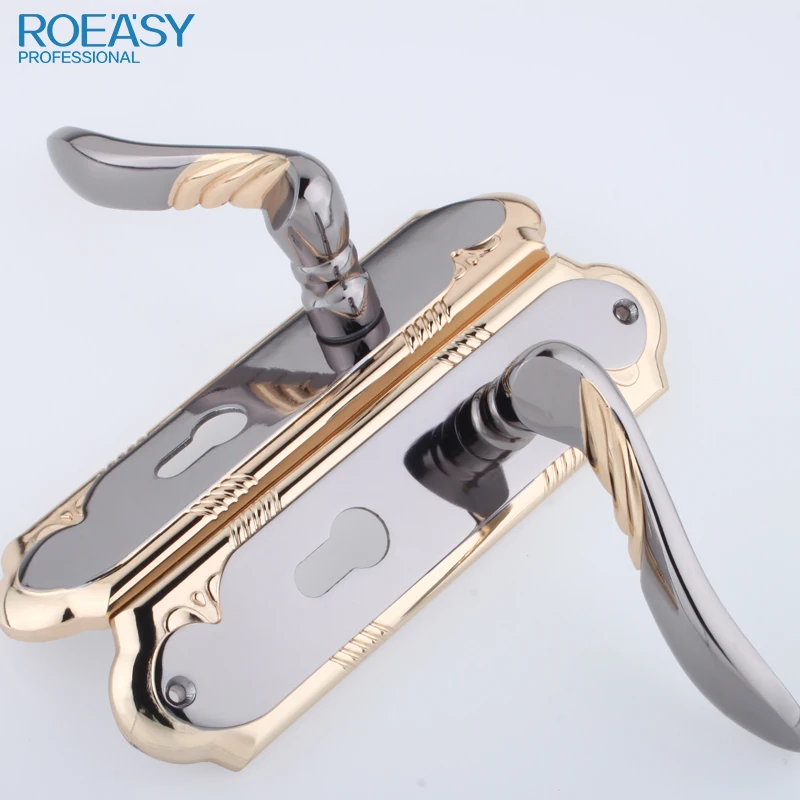 

ROEASY handlle lock/ door lock with keys is made of zinc alloy material