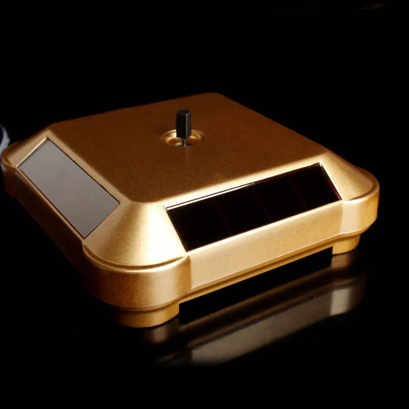 

New Solar Showcase 360 Automatic Rotating Turntable Jewelry Organizer Necklace Bracelet Watch Phone Display Stand MV66