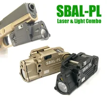 SBAL-PL светодиодный оружие белый свет и красная лазерная Combo тактический пистолет фонарик