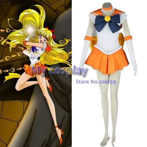 Buy Anime Sailor Moon Sailor Venus Aino Minako Cosplay 