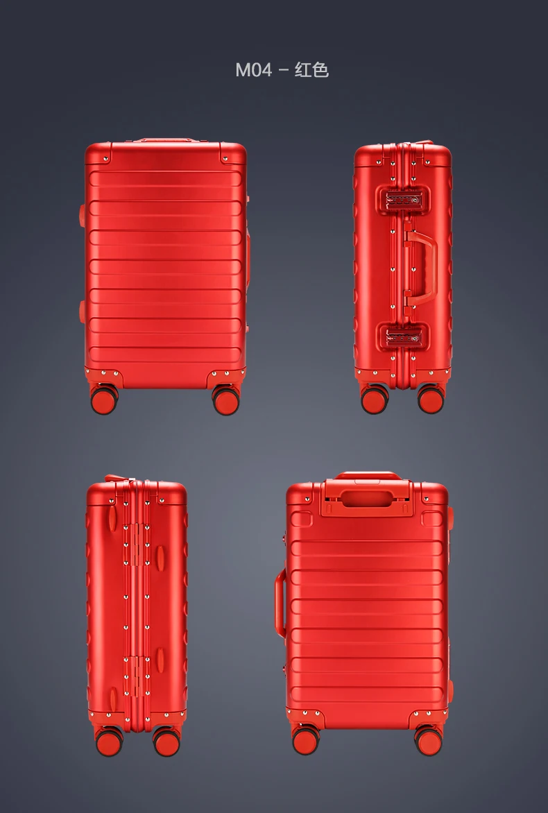 Алюминий сплав Бизнес для путешествий жесткий чехол Спиннер чемодана с выдвижной ручкой замок TSA салон троллейбуса чемодан 2" 24 дюймов чехол для переноски на Чемодан