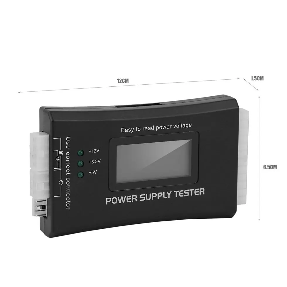 10PCS LCD Display Power Supply Tester for PC-power Supply/ATX /BTX /ITX Compliant 10PCS LCD Display Power Supply Tester for PC-power Supply/ATX /BTX /ITX Compliant