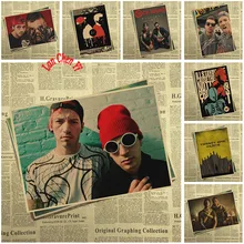 Twenty One Pilots самая популярная Альтернативная рок-группа крафт-бумага плакат настенный стикер домашний декор