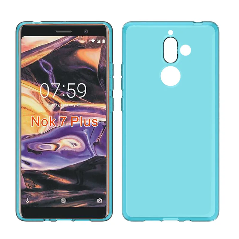 Фирменный gligle Модный мягкий чехол из ТПУ для Nokia 7 Plus, чехол, защитный чехол