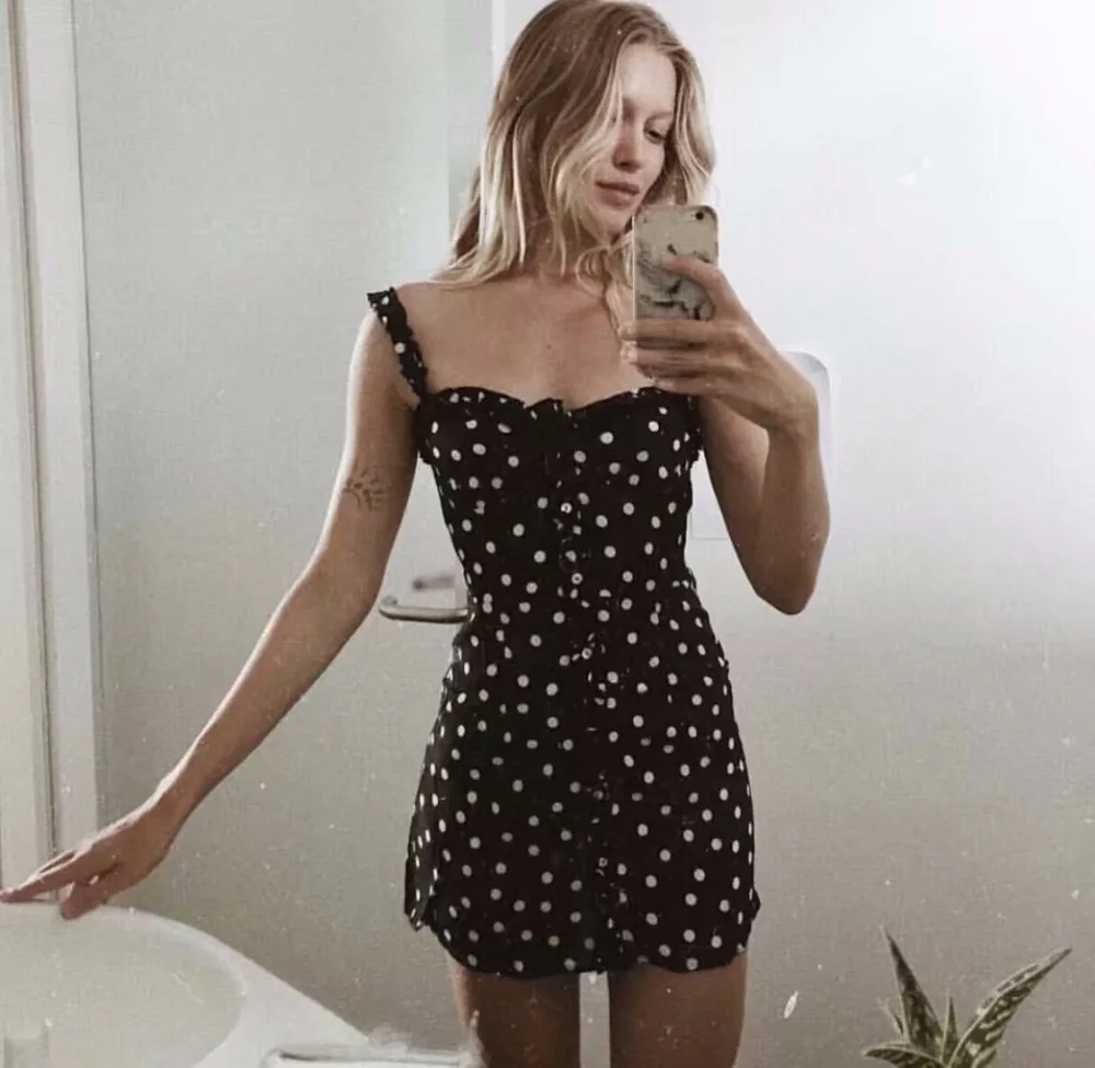 Robe femme ete 2018 элегантность Винтаж 90 s платье Фэнтези оборками Цветочные точка ремни