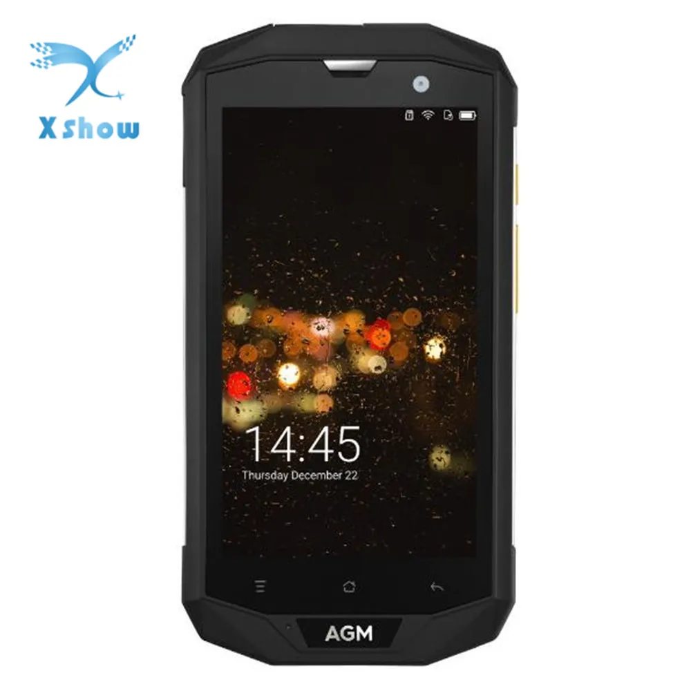

AGM A8 4GB RAM 64GB ip68 Waterproof shockproof SmartPhone 5.0" Inch Snapdragon MS8916 Quad Core Android 7.0 OTG NFC Mobile Phone