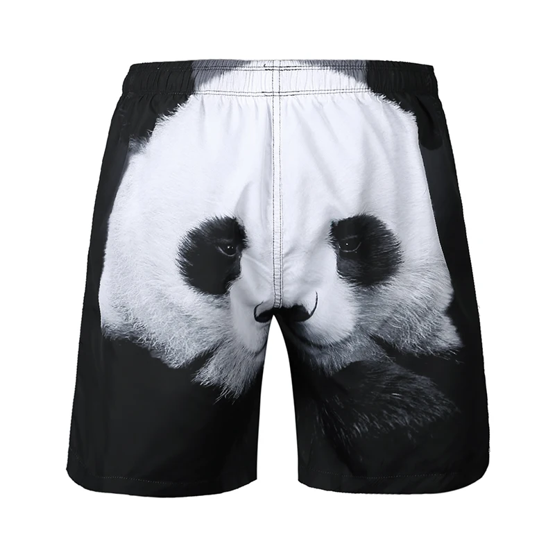 xxxl mesh inner Swimwear Men panda Summer Swimming Shorts for Men Surf